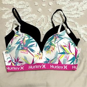 Hurley Wireless bra, 2 pk